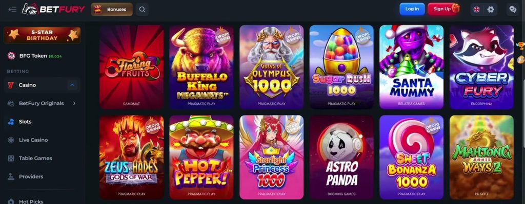 Betfury app.